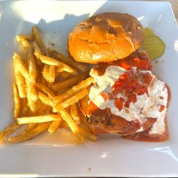 The Sand Bar - Buffalo chicken sandwhich