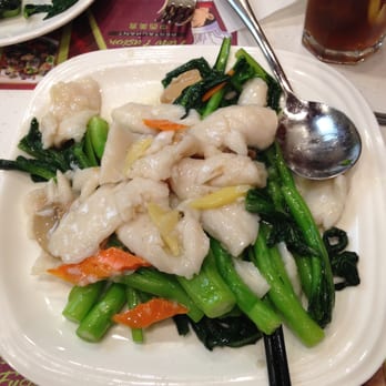 New Fusion - Fish fillet with season vegetables - Asian Fusion Near Me - Arcadia, California