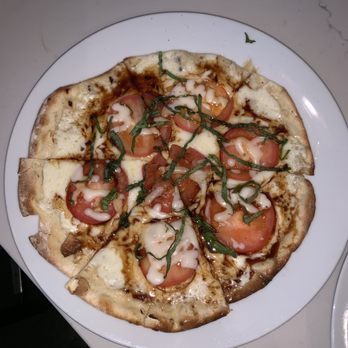 Back Bistro - Margherita Flatbread ($5 - HH price). - New American Near Me - Folsom, California
