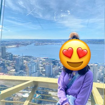 Space Needle - Space Needle 605 feet high with birds eye view. - Landmarks & Historical Buildings Near Me - Seattle, Washington Space Needle - Space Needle 605 feet high with birds eye view. - Landmarks & Historical Buildings Near Me - Seattle, Washington