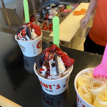 Fanny's Thai Roll Ice Cream - Plain and #15. Strawberry Oreo Roll Ice Cream - Ice Cream & Frozen Yogurt Near Me - St. Charles, Illinois Fanny's Thai Roll Ice Cream - Plain and #15. Strawberry Oreo Roll Ice Cream - Ice Cream & Frozen Yogurt Near Me - St. Charles, Illinois