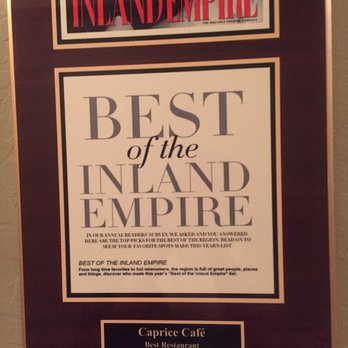Caprice Cafe - The Best! - New American Near Me - Redlands, California Caprice Cafe - The Best! - New American Near Me - Redlands, California