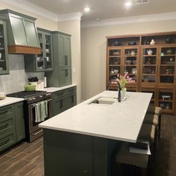 Red Fern Woodwork & Renovation - My new green kitchen
