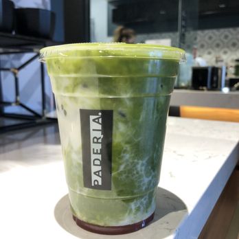 Paderia Bakehouse - Raspberry matcha drink - Bakeries Near Me - Irvine, California Paderia Bakehouse - Raspberry matcha drink - Bakeries Near Me - Irvine, California