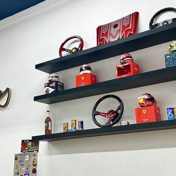 Superwow Coffee - Some nice decor related to automobiles - Coffee & Tea Near Me - Hollywood, Florida