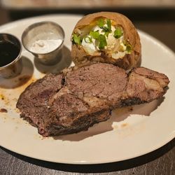 Black Angus Steakhouse - Prime rib end cut