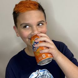 The Hair Room - Ready for Buffalo Bandits season with fresh haircut and orange hair!