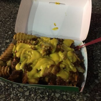 Nathan's Famous - Large chili cheese fries. So. Good. - Hot Dogs Near Me - Brooklyn, New York