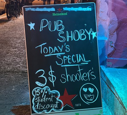 Menu photo 2 Pub Shoby Montreal, QC