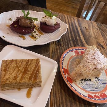 Georgian Cheese Boat - Tamaris Favorite, honey cake, and Napoleon - Georgian Near Me - San Francisco, California