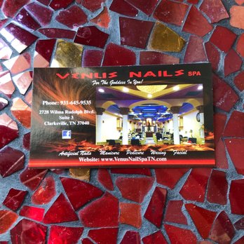 Venus Nails Spa - Venus Nails business card - Nail Salons Near Me - Clarksville, Tennessee Venus Nails Spa - Venus Nails business card - Nail Salons Near Me - Clarksville, Tennessee