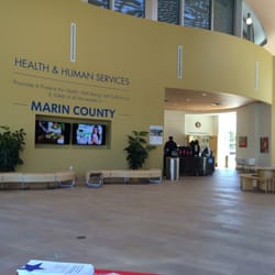 Public Health-Marin County Health & Human Services - Lobby with healthy cafe