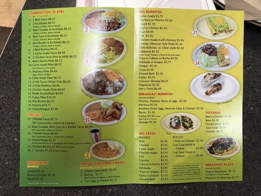 Menu photo 1 Javier's Tacos Vancouver, WA