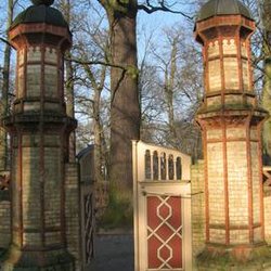 Tempelgarten - Nordeingang.
