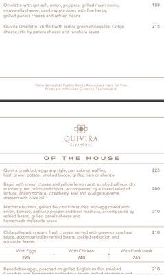 Menu photo 7 Quivira Steakhouse Cabo San Lucas, BCS Menu photo 7 Quivira Steakhouse Cabo San Lucas, BCS