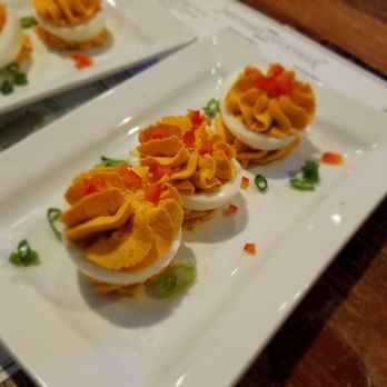 Cinder Bar - Sriracha deviled eggs - New American Near Me - Williamstown, New Jersey