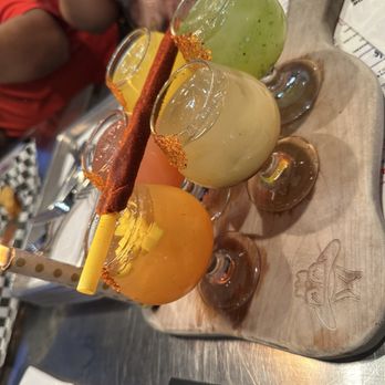 King and Queen Cantina - Margarita Flight - Mexican Near Me - Santa Monica, California