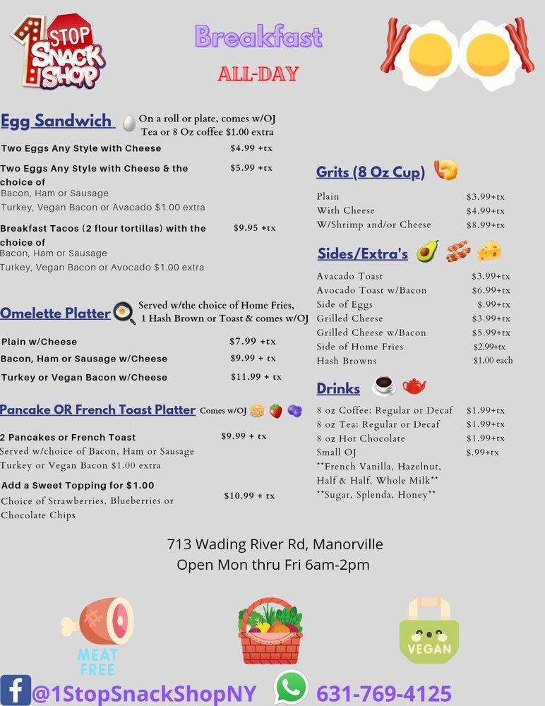 1 Stop Snack Shop NY Logo