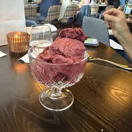 Sorbet. Fresh and light way to end a big steak dinner. Sorbet. Fresh and light way to end a big steak dinner.
