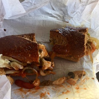 DiBella's Subs - Not the greatest quality pic - buffalo chicken sub on multigrain bread - Sandwiches Near Me - Columbus, Ohio