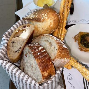 Psomi - Bread basket, feta/kalamata loaf, sourdough, etc. - Bakeries Near Me - Tampa, Florida Psomi - Bread basket, feta/kalamata loaf, sourdough, etc. - Bakeries Near Me - Tampa, Florida