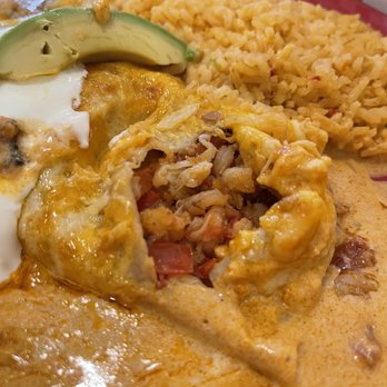 El Agave Richland - Seafood Burrito stuffed with crab & shrimp. - Mexican Near Me - Richland, Washington