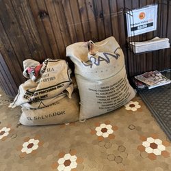 Monkey Joe Roasting Co - Floor in front of counter