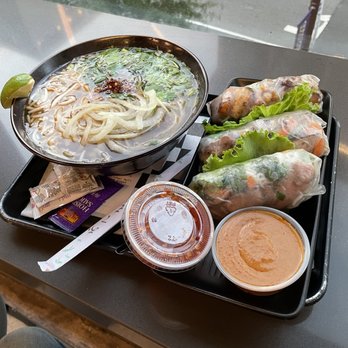 RollPlay Rosslyn - Oxtail Pho Broth and magnum roll - pork belly, chicken and steak. - Vietnamese Near Me - Arlington, Virginia