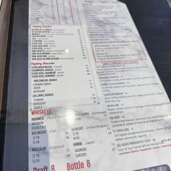 Sol Agave - Menu - Mexican Near Me - San Clemente, California