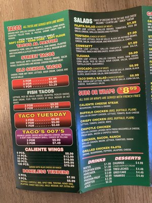 Menu photo 2 Caliente Mexican Grill West Warwick, RI Menu photo 2 Caliente Mexican Grill West Warwick, RI