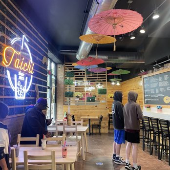 Taichi Bubble Tea Chicago - Interior signage - Ramen Near Me - Chicago, Illinois