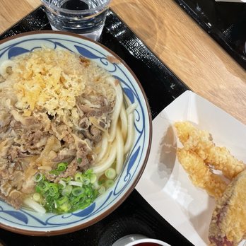 Marugame Udon - Beef udon with tempura - Japanese Near Me - Irvine, California Marugame Udon - Beef udon with tempura - Japanese Near Me - Irvine, California