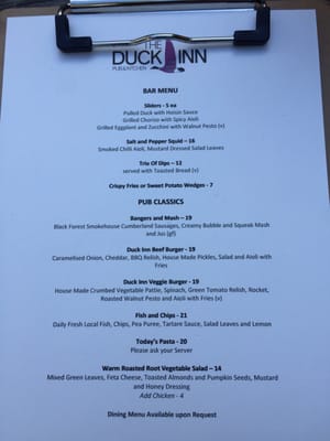 Menu photo 2 The Duck Inn Pub & Kitchen Chippendale, NSW