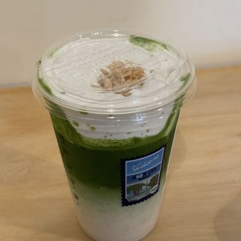 Moon Cha - Banana Ice Cream Matcha Latte - Coffee & Tea Near Me - Huntington Beach, California Moon Cha - Banana Ice Cream Matcha Latte - Coffee & Tea Near Me - Huntington Beach, California