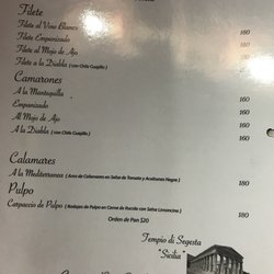 La Dolce Vita - Menu