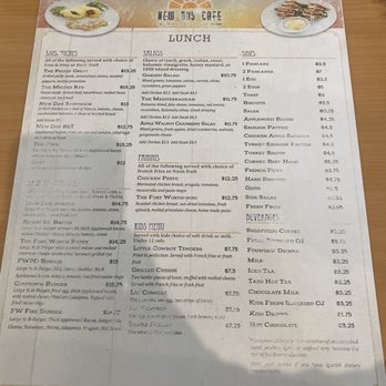 New Day Cafe Brunch House - Menu 10/7/23 - Breakfast & Brunch Near Me - Fort Worth, Texas