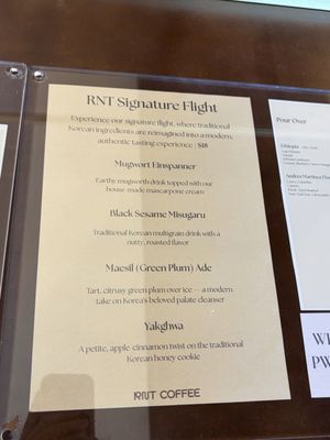 Menu photo 1 RNT Coffee Fullerton, CA