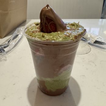 Lune Cafe - Dubai chocolate strawberry cup - Desserts Near Me - Seattle, Washington Lune Cafe - Dubai chocolate strawberry cup - Desserts Near Me - Seattle, Washington