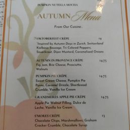 Menu specials Menu specials