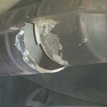 Buckhead Mufflers & Repairs - Old split catalytic converter - don't let this be your vehicle. :-( - Auto Repair Near Me - Atlanta, Georgia Buckhead Mufflers & Repairs - Old split catalytic converter - don't let this be your vehicle. :-( - Auto Repair Near Me - Atlanta, Georgia