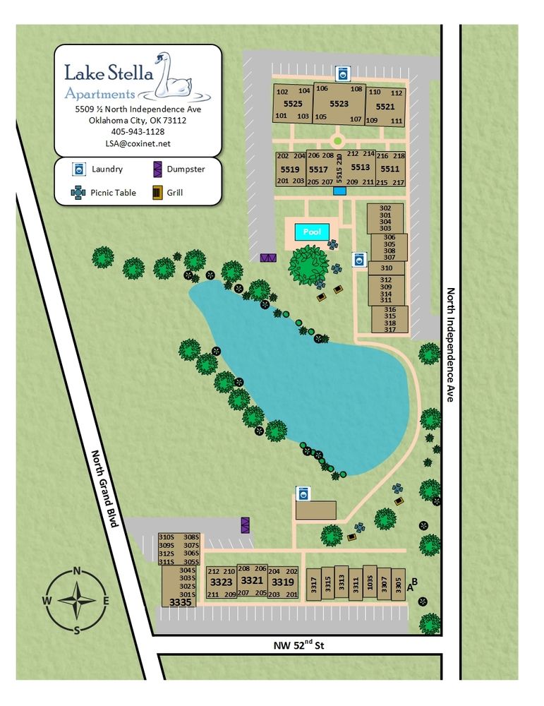 LAKE STELLA APARTMENTS Updated June 2024 5509 N Independence Ave, Oklahoma City, Oklahoma