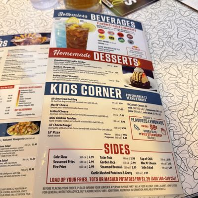 Menu photo 1 Bubba's 33 Taylor, MI