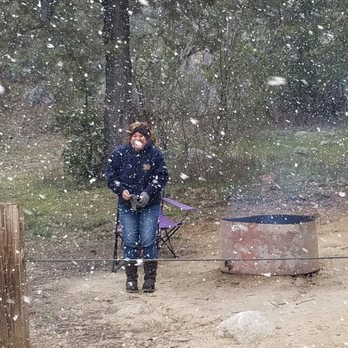 The Bear Creek Cabins - Snow flurries, fire, drinks in our hand. - Vacation Rentals Near Me - Crown King, Arizona