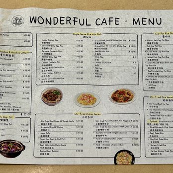 Wonderful Cafe - Menu - Hong Kong Style Cafe Near Me - San Leandro, California Wonderful Cafe - Menu - Hong Kong Style Cafe Near Me - San Leandro, California