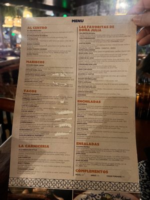 Menu photo 3 Los Amores De Julia Bakersfield, CA