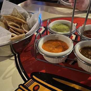 Machete Tequila + Tacos - Chips and salsa spread - Mexican Near Me - Denver, Colorado