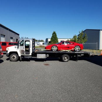 F.A.S.T. Towing - A customers Ferrari being delivered to the dealer. - Towing Near Me - Bellingham, Washington