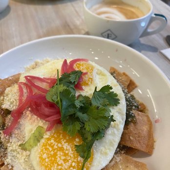 Forthright - Chilaquiles & Lavender Latte - Cafes Near Me - Austin, Texas