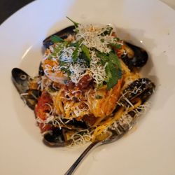 Tesoro Restaurant - Seafood pasta