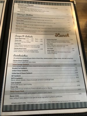 Menu photo 2 Nancy's Cafe Westminster, CO